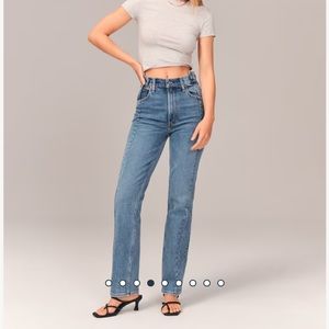 Abercrombie & Fitch Ultra High Rise 90’s Straight Jeans